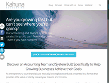 Tablet Screenshot of kahunaaccounting.com